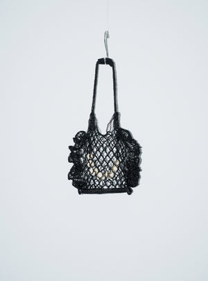 PC23S-BG01 Cord Net Fril Bag BLACK