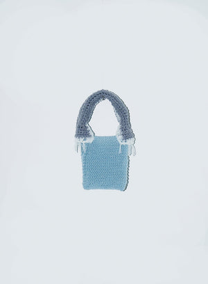 PC23S-BG03 PVC Cord Box Bag BLUE x GRAY