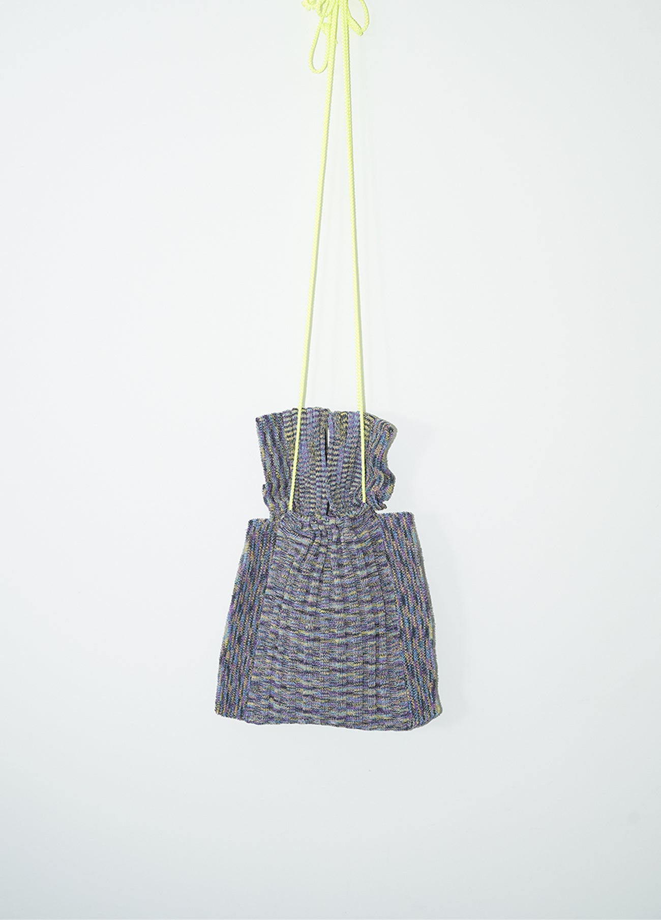 PCSTD-KN01 2WAY SHINY KNIT FRIL BAG