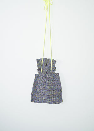 PCSTD-KN01 2WAY SHINY KNIT FRIL BAG